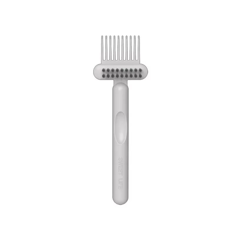 2In1 Comb Cleaning Brush Hairbrush Cleaner Rake Comb Embedded Tool Mini Hair Dirt Remover for Removing Hair Dust Home Salon Use