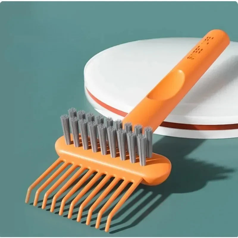 2In1 Comb Cleaning Brush Hairbrush Cleaner Rake Comb Embedded Tool Mini Hair Dirt Remover for Removing Hair Dust Home Salon Use