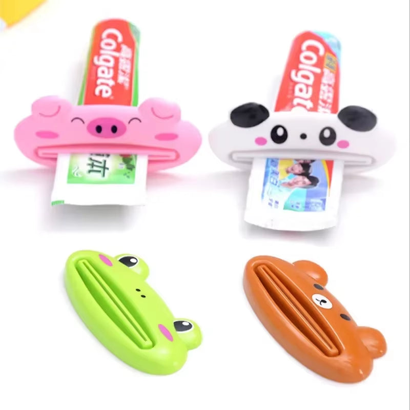 Multi-Function Tool Kitchen Supplies Bathroom Cartoon Toothpaste Squeezer Kitchen Gadget Bathroom Decoration Useful Home Tools